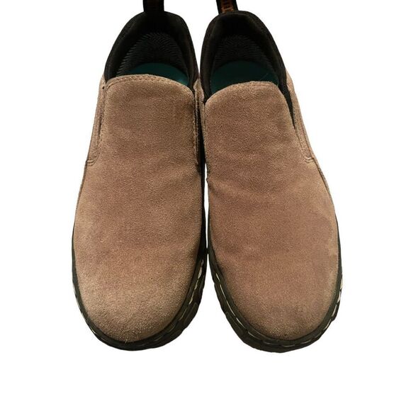 Khombu Liam Men's Brown Casual Leather Slip On Loafers Comfort Shoes Size 9 M - Picture 1 of 12